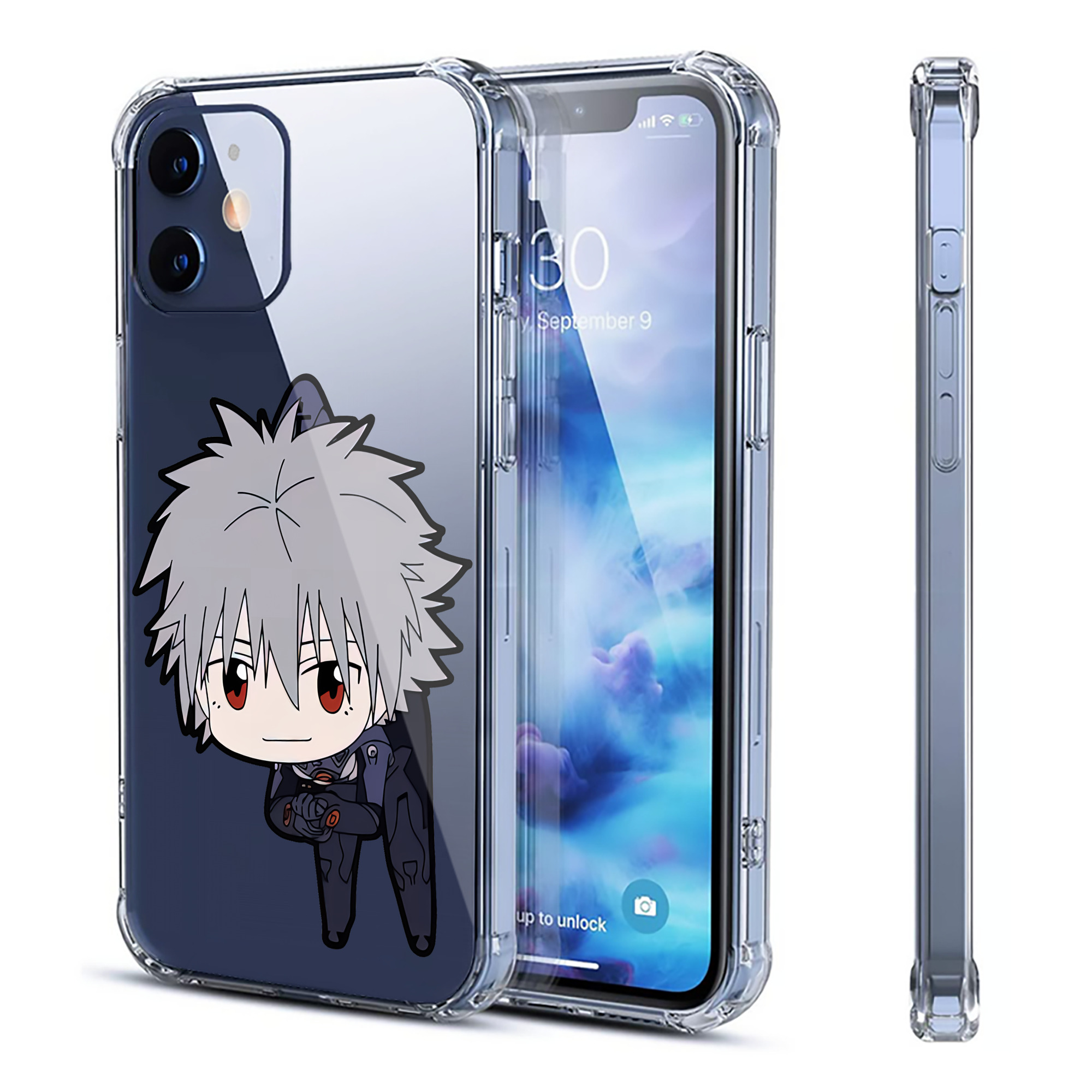 （画像用） EVA 新世紀エヴァンゲリオン 【iPhone 12シリーズ対応】透明スマホケース（クリアソフトケース）